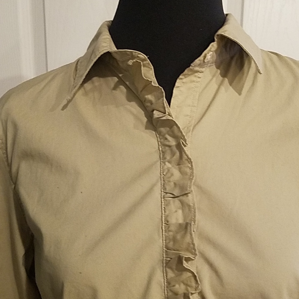 Talbots Ruffled Top